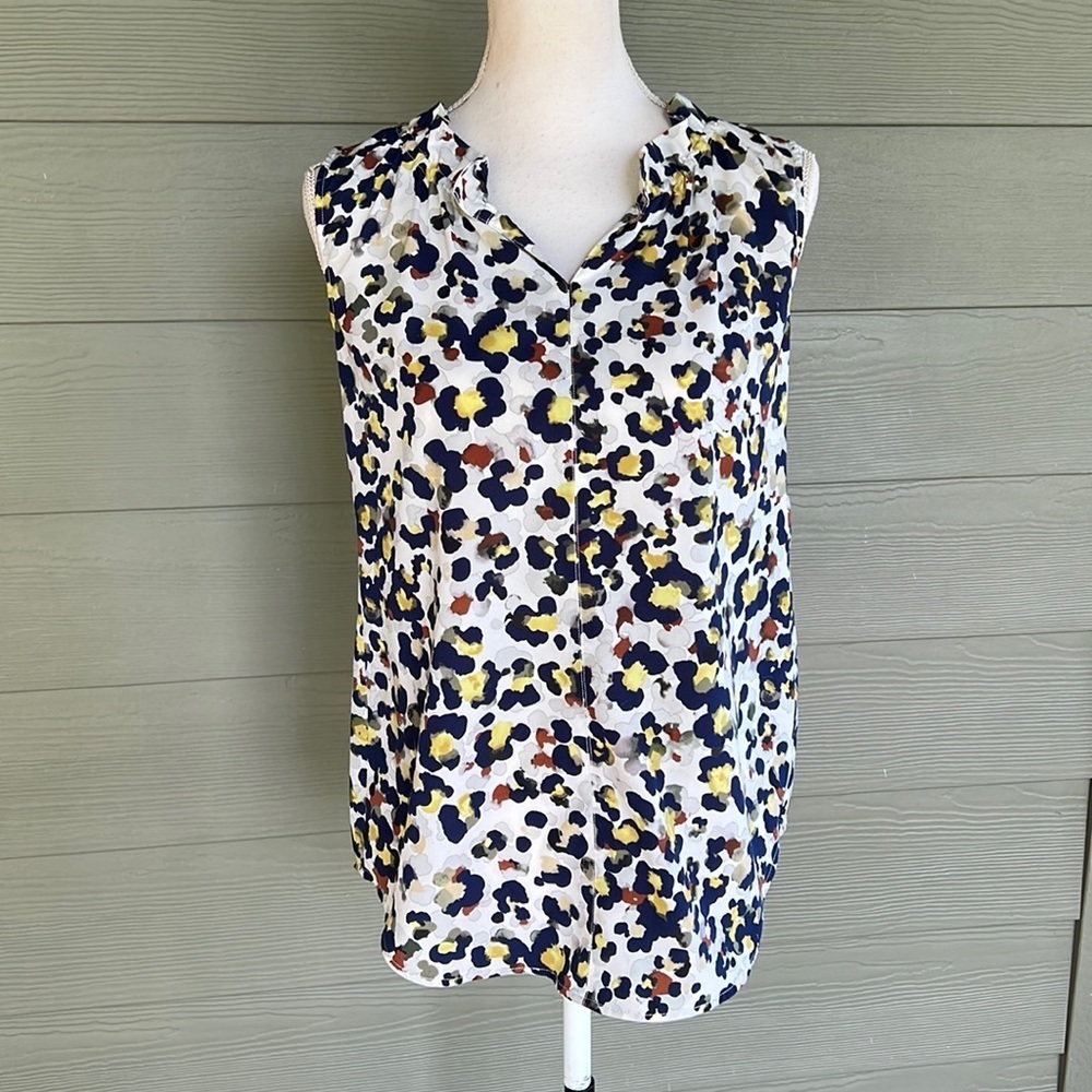 CAbi “Seeing Spots” Sleeveless Top